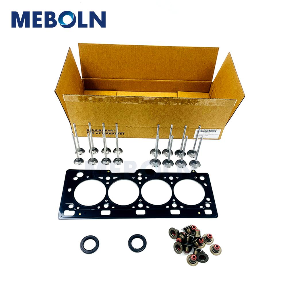 Engine Cylinder Head Gasket & Valve Kit For Nissan Renault Platina Aprio Clio Kangoo 1.6 Car Accessories Valve Stem Oil Seal Set