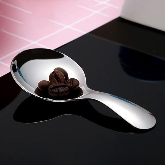 Stainless Steel Children Soup Rice Ice Cream Spoon Kitchen Utensil Tableware