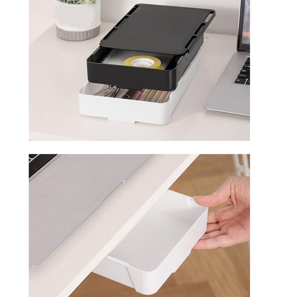 Комплект ящиков под столом, удобный ящик для хранения, самоклеящиеся ящики, выдвижные ящики для офисов и школ
