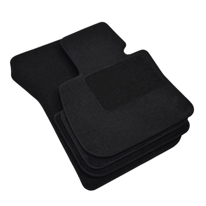 Tapis De Sol - BMW - X2 F39 - Velours Noir - 4 Pièces - Ajustement Précis