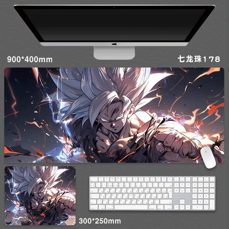 Высококачественная японская анимация Семь Драконьих Жемчужин Коврик для мыши Увеличенный Анимация для мальчиков Двумерная Киберспорт Игра Компьютерная клавиатура Студенческий настольный коврик