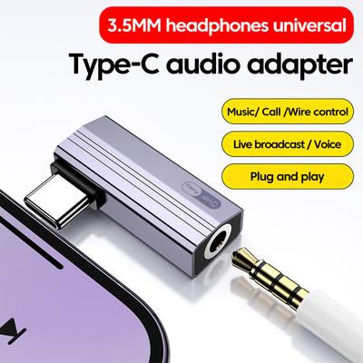 Адаптер для наушников USB Type C на 3,5 мм Конвертер USB A / USB-C 3,5 мм Audio Aux для iPhone 15 16 Pro MAX Samsung Huawei Планшет