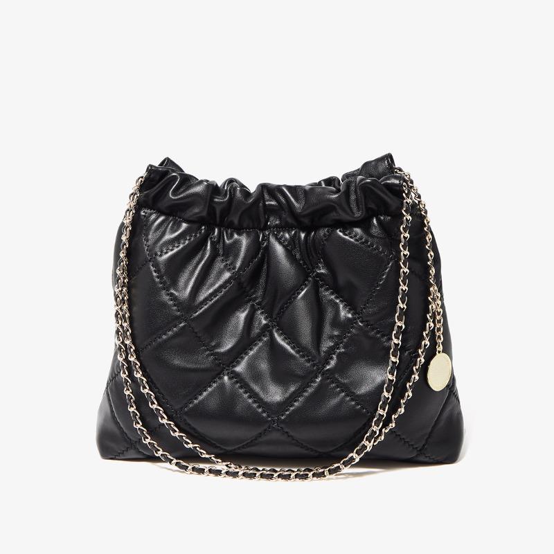 Bag Ladies Large Capacity Commuter Sheepskin Women's Bag Chain Tote Shoulder Bucket Bag