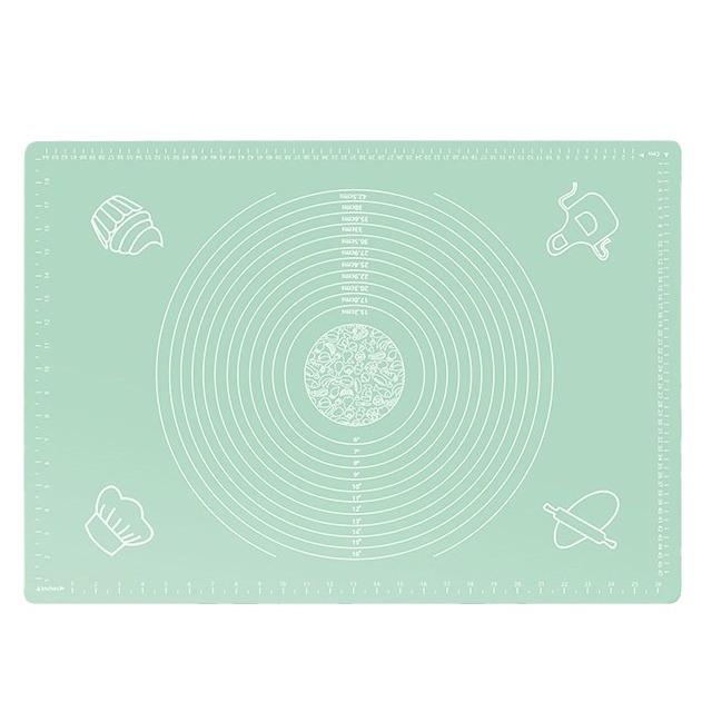 Толстый силиконовый нескользящий коврик для замешивания и раскатывания теста для выпечки