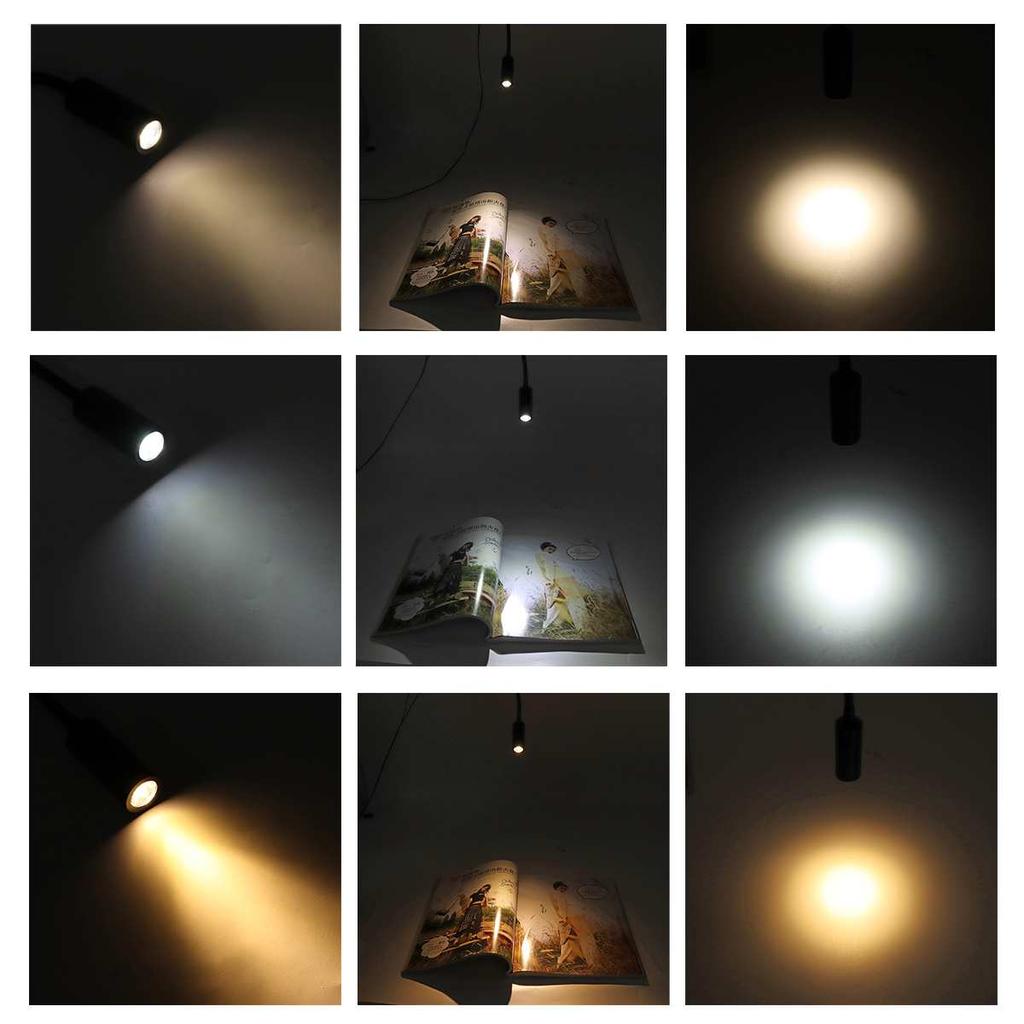 Светодиодный светильник для чтения на лодке, автофургоне, гибкий настенный светильник на гусиной шее, DC12V 24V для грузовиков, автодомов, яхт, кают с портом USB для зарядки