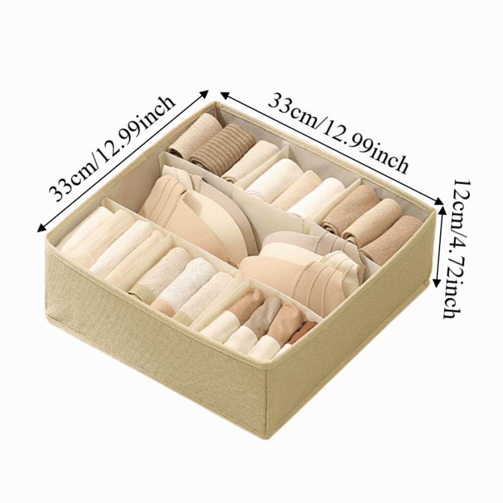 Dustproof Bra Storage Case Foldable Wardrobe Socks Organizer Convenient Underwear Storage Box Home