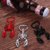 Metal Lobster Corkscrew Bottle Opener Portable Wine Bottle Remover Kitchen Gadgets Keychain  Summer