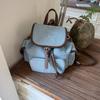 2025 лето новый нишевый простой холщовый рюкзак ретро большая вместимость на плечо студенческий стиль портативный рюкзак