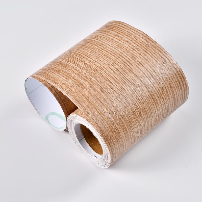 Самоклеящаяся накладка под дерево для плинтуса и дверной коробки - Водонепроницаемая наклейка для реставрации мебели и подоконников.