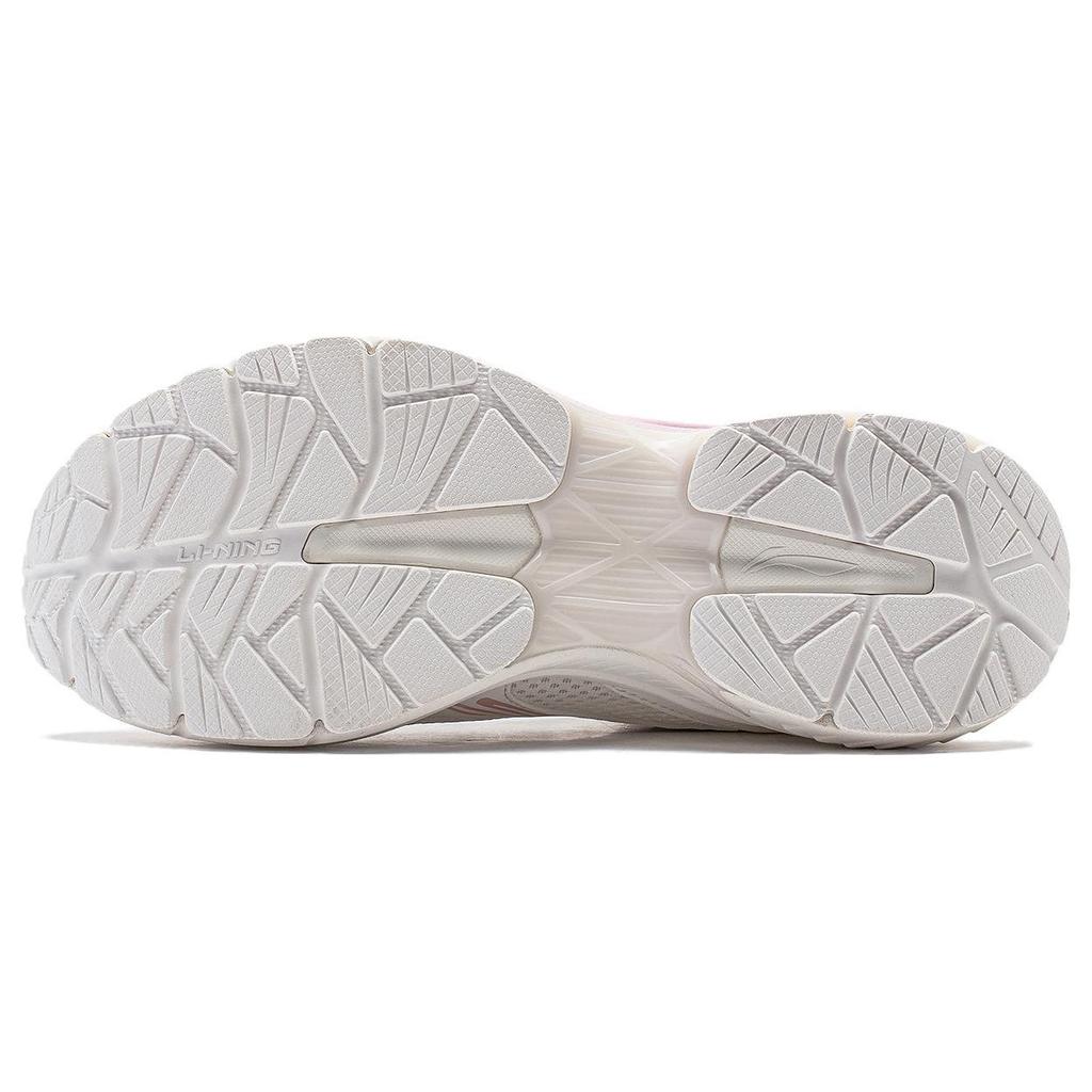 Li-Ning Fuyiao V2 Lightweight High Resilience Shock Absorption Non-Slip Wear-Resistant Low-Top Running Shoes Women Sneaker Cloud-Mist-White ARXT022-4