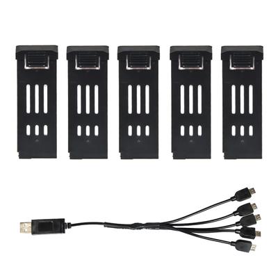 3,7 В 1200 мАч Lipo аккумулятор с зарядным устройством, кабель для E58 JY019, запасные части для радиоуправляемого дрона, замена