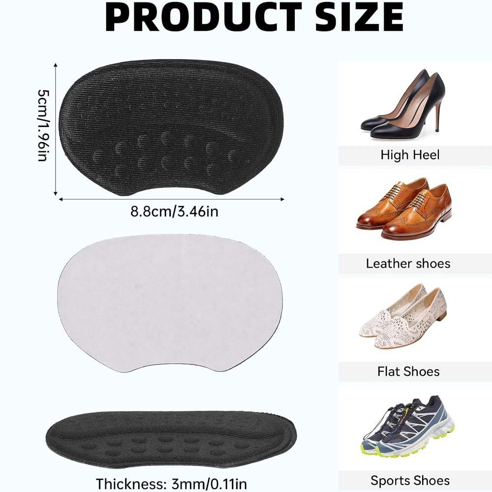 6 пар подпяточников Защитные подпяточники для женщин Мягкие нескользящие подпяточники для предотвращения трения и мозолей