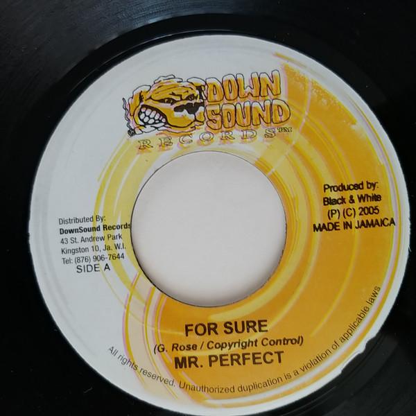 7inch Record PERFECT - For Sure NONE Down Sound Reco 2005 Jamaica Reggae, Ska & Dub Used