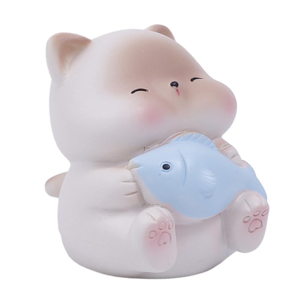 Автомобильный мини-кошачий орнамент, универсальная приборная панель, центральная консоль, мультяшный кот, декоративная подвеска, аксессуары для украшения дома и автомобиля