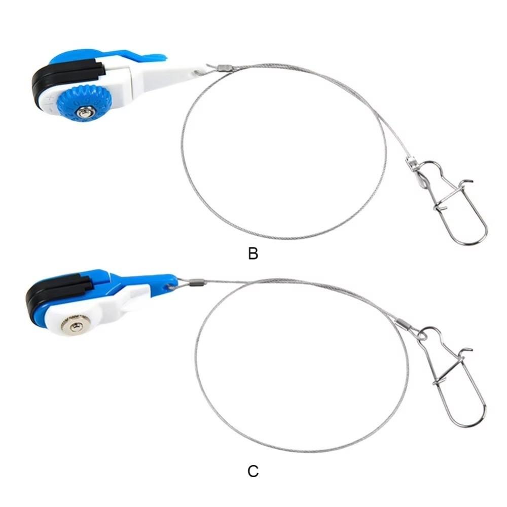 Steel Wire Fishing Release Clip With Swivel Trolling Release Clip Fishing Tension Tool Sea Fishing