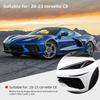 Carbon Fiber Front Bumper Lip Corner Cover Trim sticker For Corvette C8 20-25 US