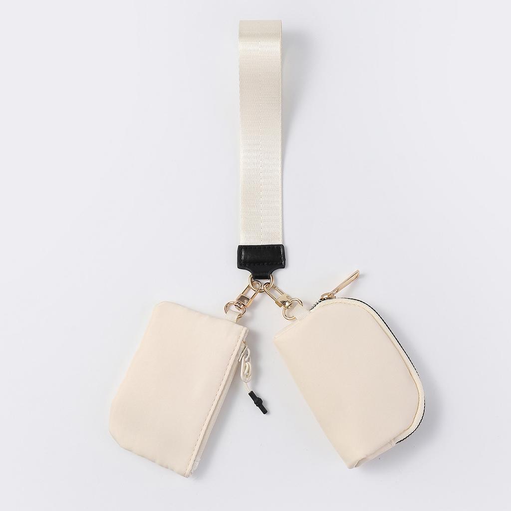 Такая же сумка на запястье, портативная мини-модная, подходящая по цвету, сумка для смены цвета, нейлоновая водонепроницаемая сумка для хранения ключей