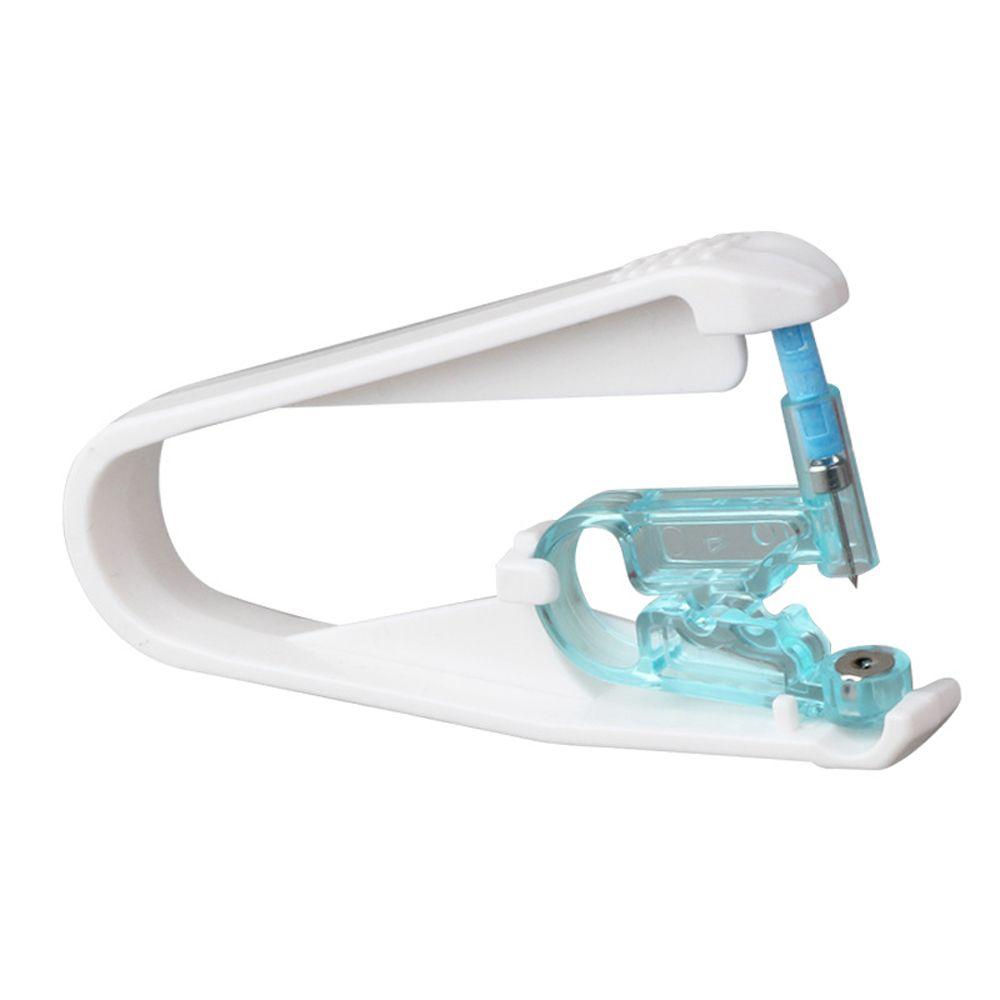 Transparent Blue Nose Ear Piercing Tool Ear Nail Tool Wearing Ear Device Earring Piercer Machine