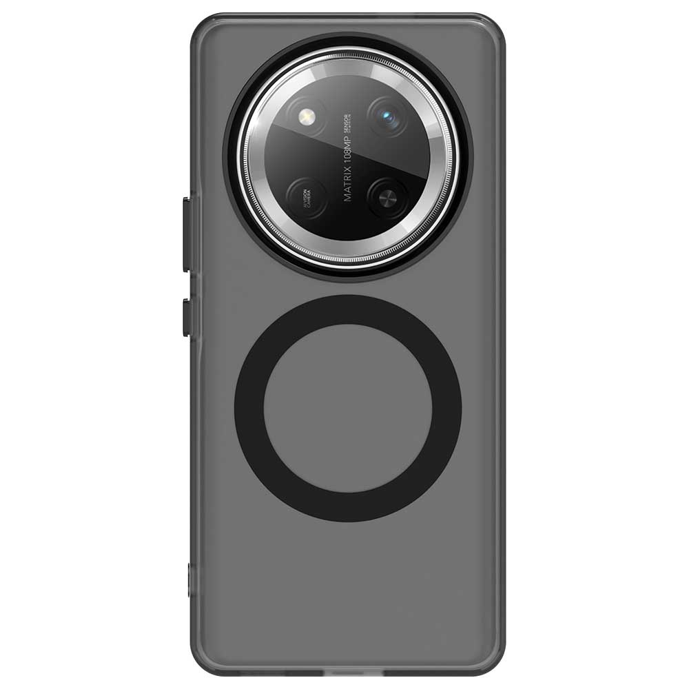 Матовый чехол Magsafe для телефона Honor X9c Magic7 Lite Магнитная беспроводная зарядка для Honor X60 X60 Pro Противоударная задняя крышка