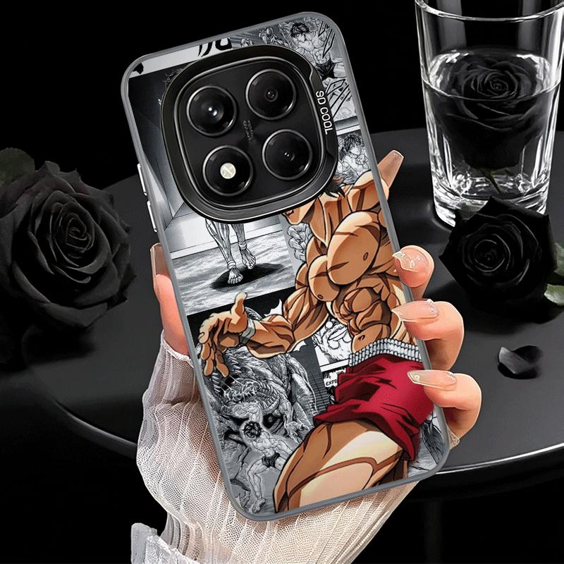 Baki the Grappler Anime Shockproof Phone Case for Xiaomi Redmi Note 15 14 13 12 Pro Plus 11 11S 11T 5G Cover Anti Fall Fundas