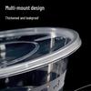 Guraide 750ml Round Disposable Microwavable Food Container