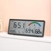 Multifunctional Large Screen LCD Clock: Living Room Digital Clock with Temperature & Humidity Display, Model 9554