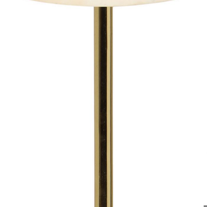 Приставной столик из латуни и мрамора 25,5 x 53 см