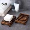 Soap Box Holder High Durability Not Easily Deformed Easy To Clean Bamboo Case Tray Decorative Wooden Soap Drain Holder