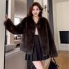Fur Winter New Warm Coat Environmentally Friendly Fox Fur Short Thick Fur Coat