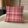 Throw Pillow Cover Colorful Plaid Pattern Pillow Cover 18x18 Inch