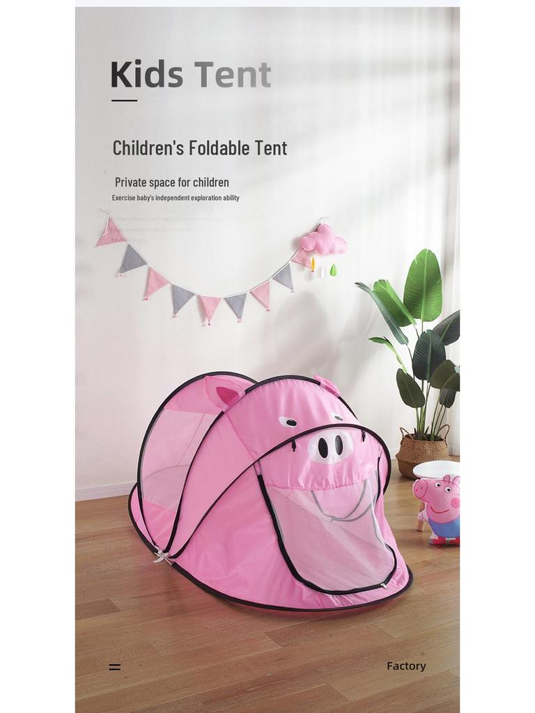 Kids' Indoor Foldable Play Tent with Ball Pool