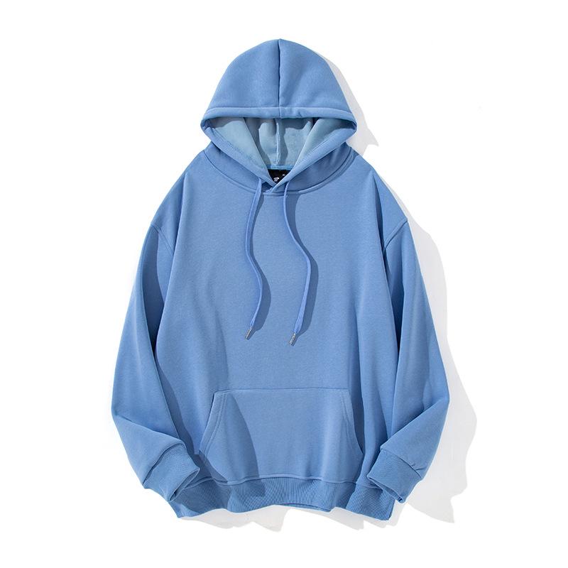 Customized 450G Silver Fox Fleece Hoodie - Student Class Uniform Sweatshirt with Custom Text, Image, or Logo for Team Events and Meetings