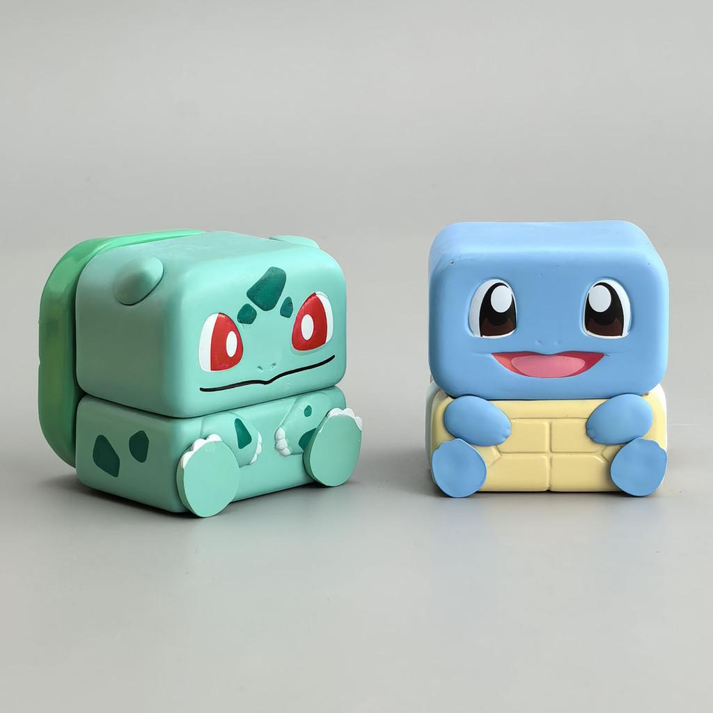 Магнитные фигурки Pokemon из ПВХ, которые можно ставить друг на друга, для снятия стресса, коллекционная игрушка для детей и взрослых