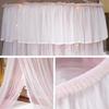 1 комплект, занавеска для кровати принцессы, двухслойная, круглый купол, подвесной потолок, мягкая прозрачная сетка, кружевная сетка для спальни для девочек, сетка для дома, товары для дома