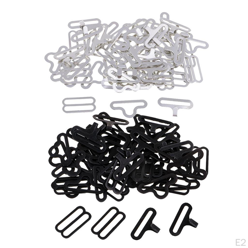 20 Bow Tie Clip Hardware Clips Hook Closure for Straps