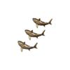 Shark Shark Statue Solid Brass Miniatures Figurines Personality Keychain Pendant  Car Keychain