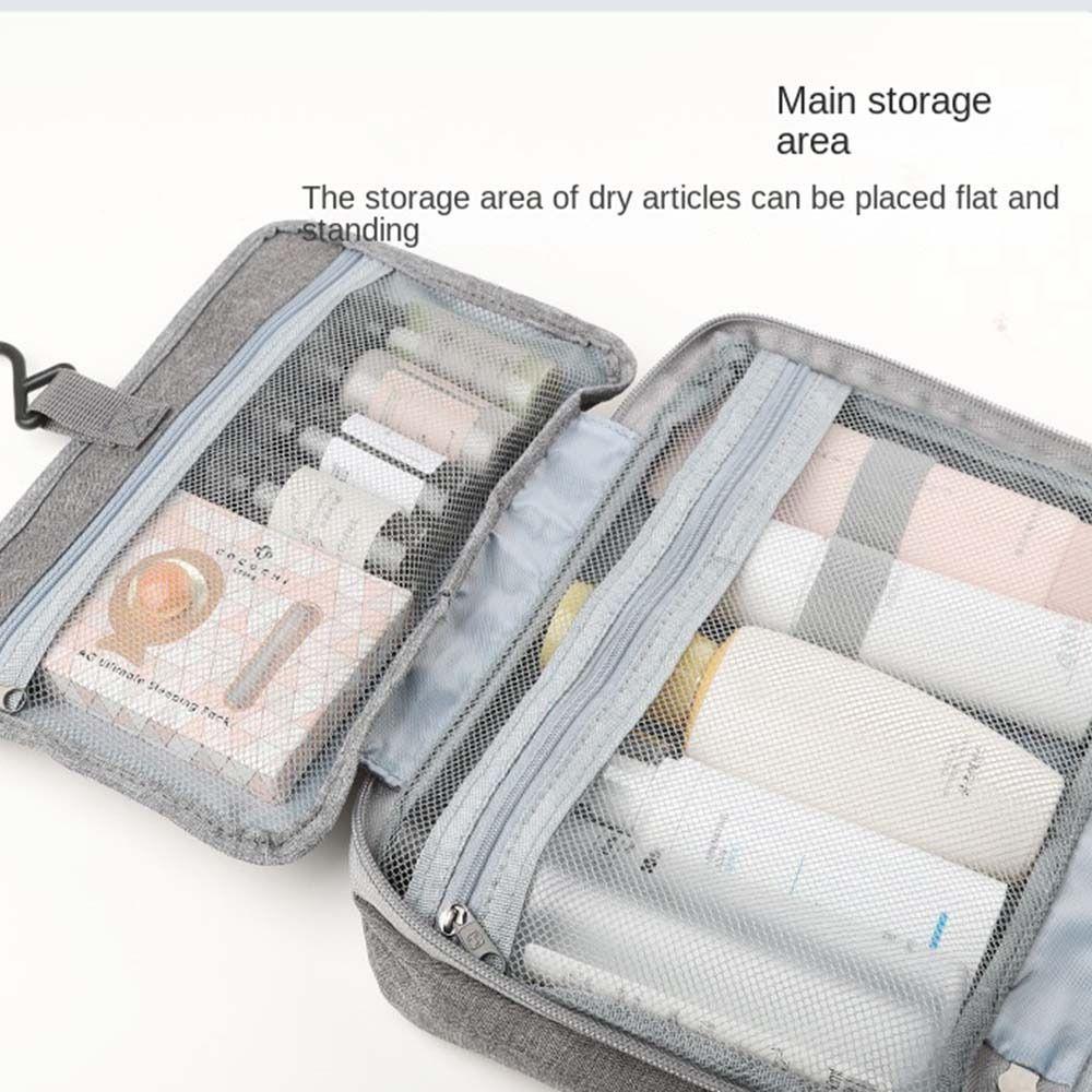 Bag Wash Pouch Hanging Zipper Storage Bags Makeup Bags Folded Cosmetic Bags Storage Toiletry Bag