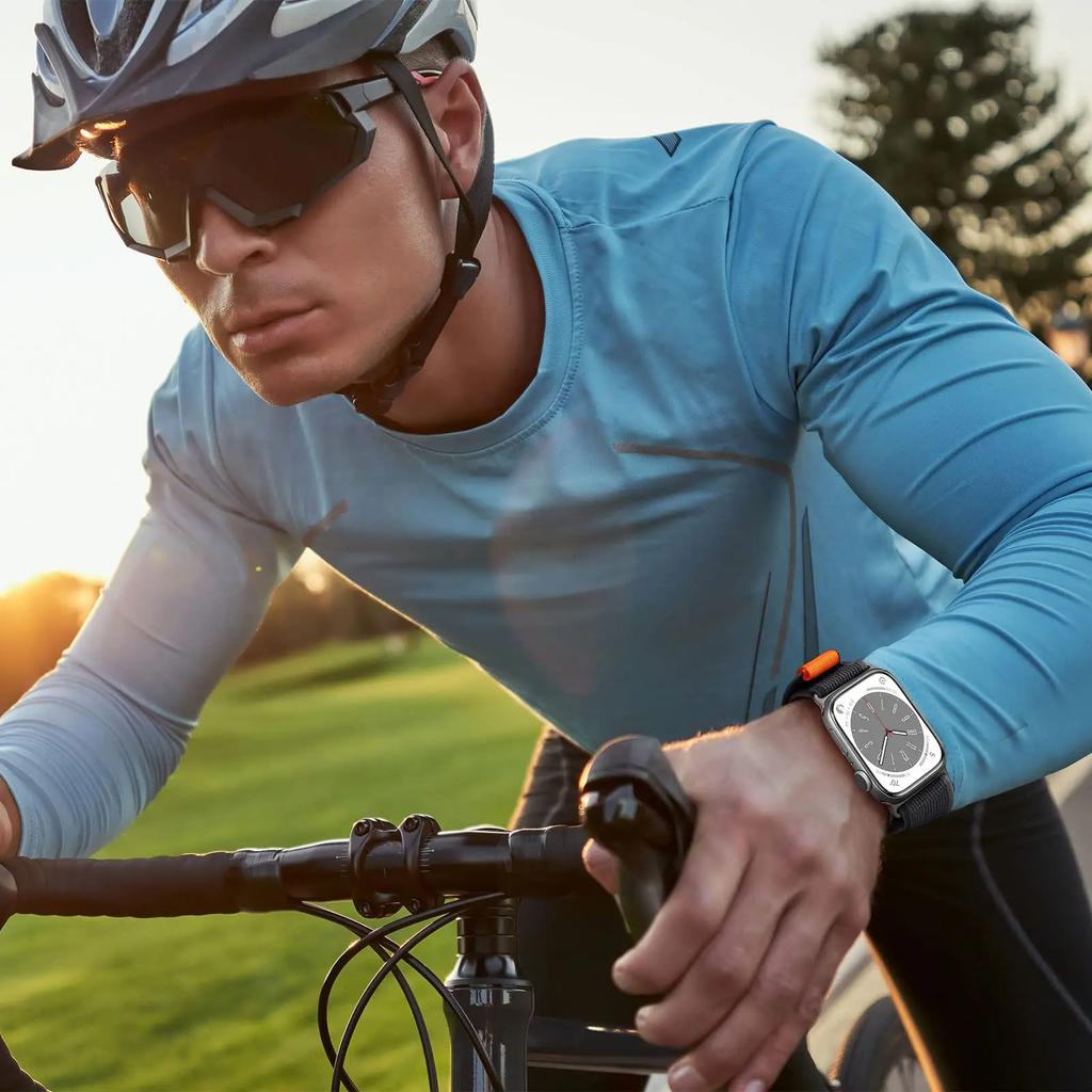 Нейлоновый ремешок Trail для Apple Watch Ultra/2 49 мм 45 мм 41 мм 44 мм 40 мм женский мужской регулируемый спортивный ремешок iWatch Series 9 8 7 SE 6 5 4 3 Аксессуары