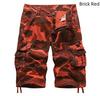 Men's Camouflage Cargo Shorts A083 - Loose Fit, Casual Workwear with Multiple Pockets