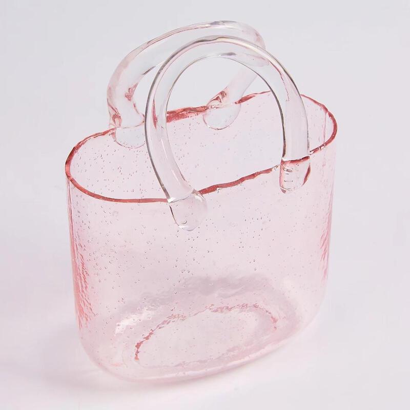 Creative Glass Handbag Vase & Fish Tank Ornament