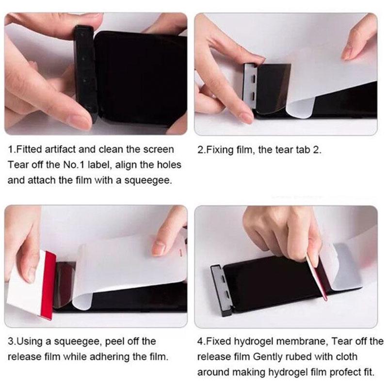 Прозрачная мягкая гидрогелевая защитная пленка для экрана с полным покрытием для Samsung M30S/A10/A20/A20S/A30/A50/A60/A90/A8 A9(2018)