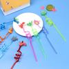 Drinking Decor Party Supplies Cartoon Pattern Dinosaur Reusable Straws Straws-Plastic Dino Theme