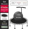48-inch foldable trampoline with armrest