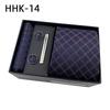 Men'S Tie Square Cuff Tie Clip Gift Box Set Business Casual Tie Black Gift Box