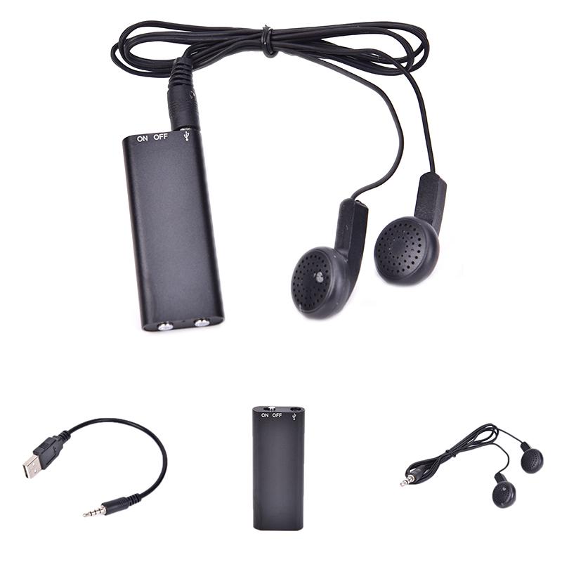 1Pc Portable Mini Audio Recorder Voice Activated Listening Device 96 Hours 8Gb