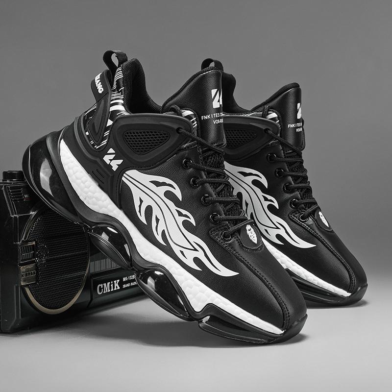 Мужские дизайнерские новые высокие спортивные кроссовки, дышащие повседневные мужские туфли, вулканизированные кроссовки для бега на открытом воздухе большого размера