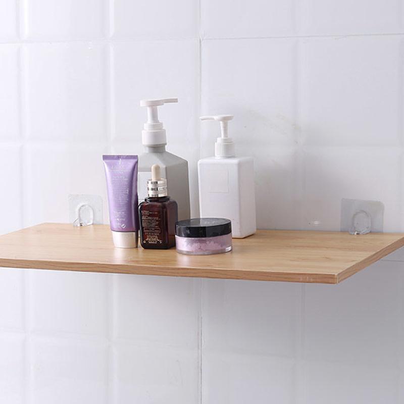 10 шт. клейкие держатели настенные вешалки крючки опора полки кронштейн для перегородки SupportRack