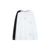 Casual Sports Crew Neck Long Sleeve T-Shirt Men Tops White DB4367-100