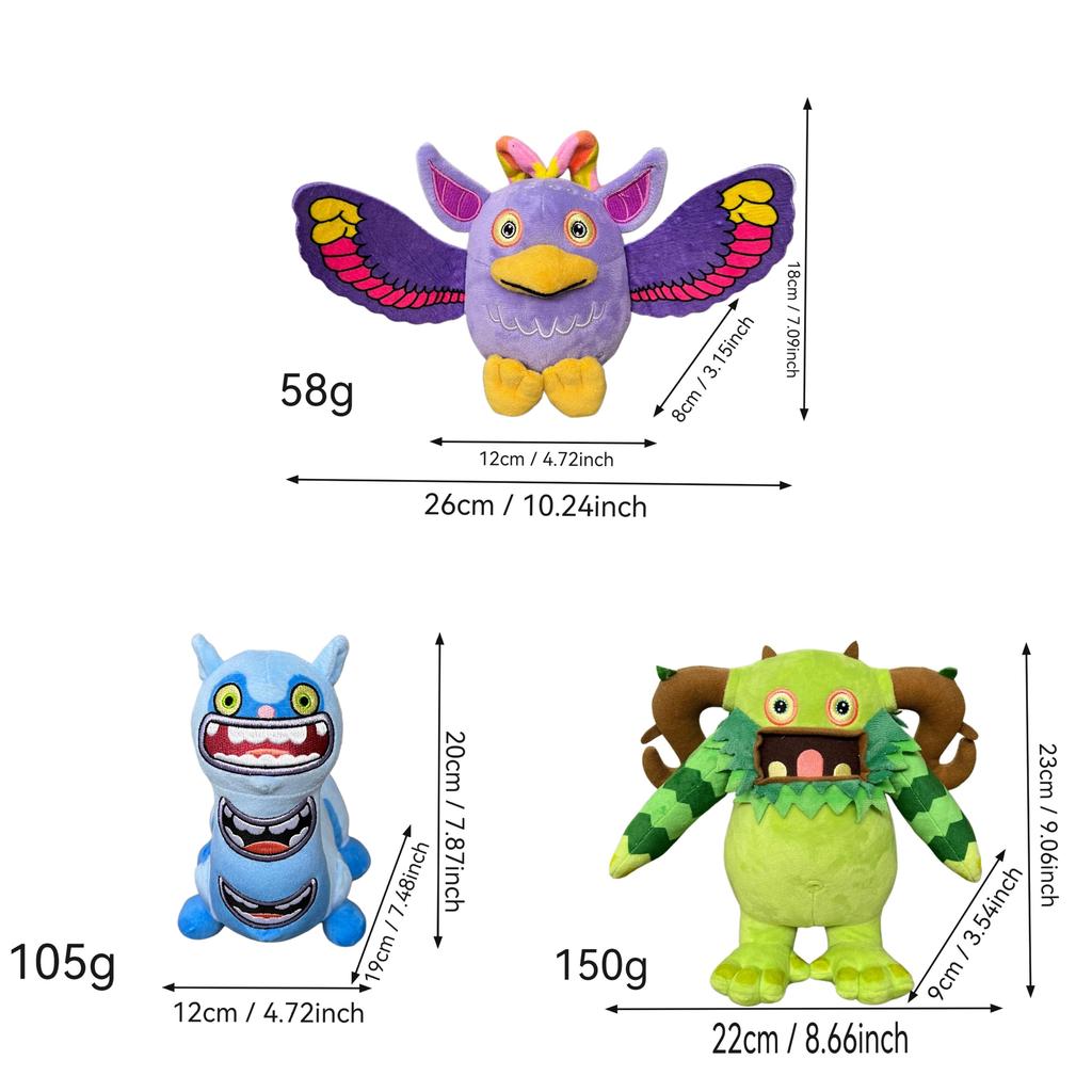 Мягкая плюшевая игрушка My Singing Monsters, Кристальный плюш, Для детей и коллекционеров