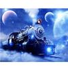 Полный 5D Diy Алмазная картина Поезд мечты Мультфильм Вышивка Крестом Домашний Декор Подарок ручной работы
